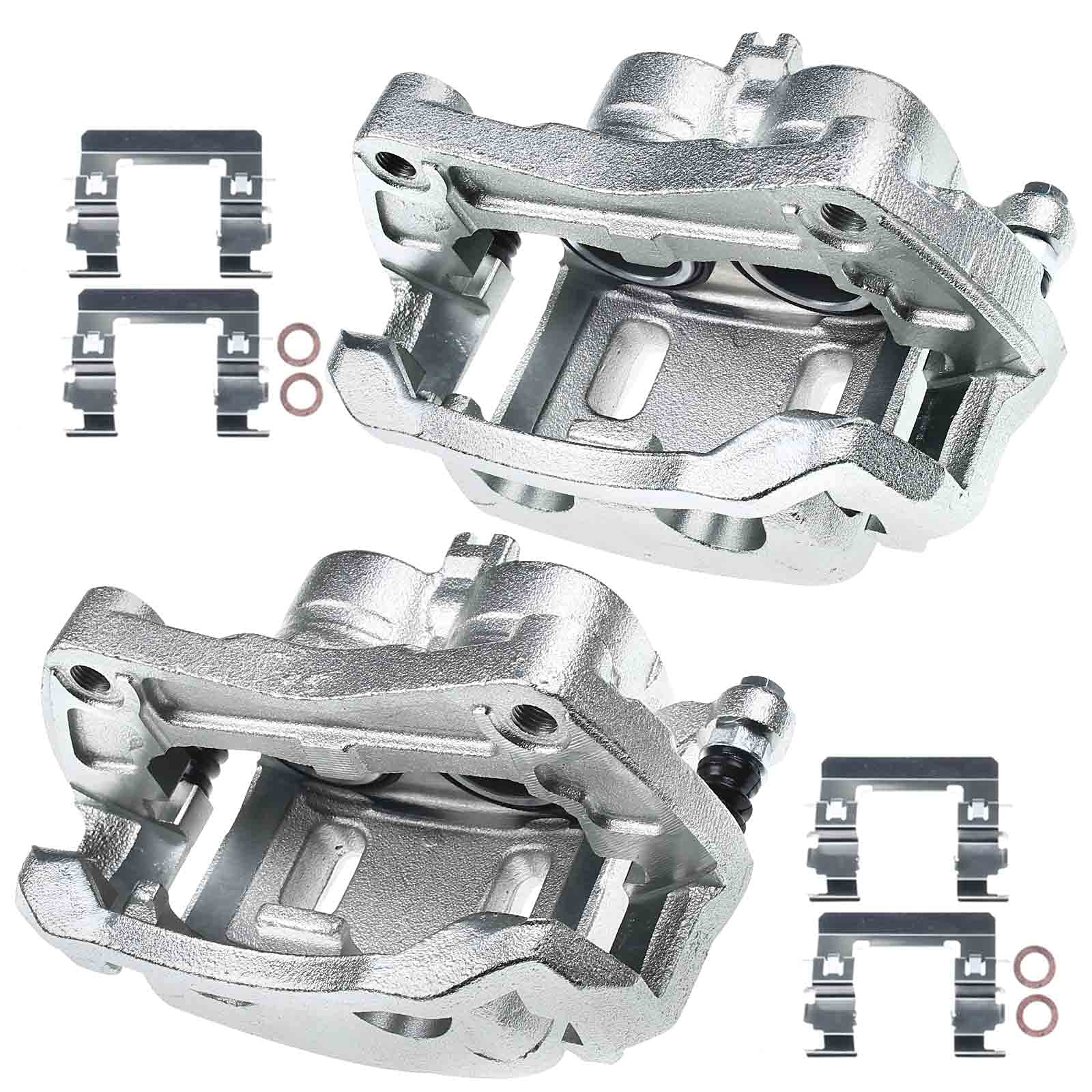 Frankberg 2x Brake Caliper Disc Brake Front with Bracket